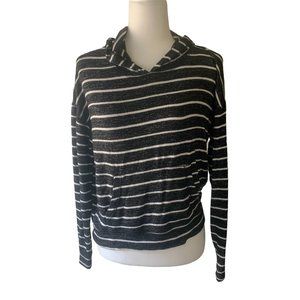 American Eagle Outfitters Soft & Sexy Plush Hoodie Sweater Crop Size S